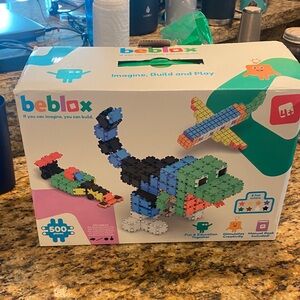 Beblox 500 piece Colorful Building Blocks Set used once